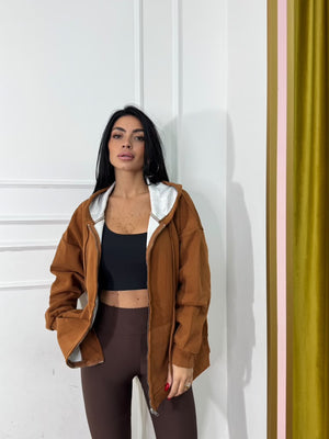 Maxi felpa zip