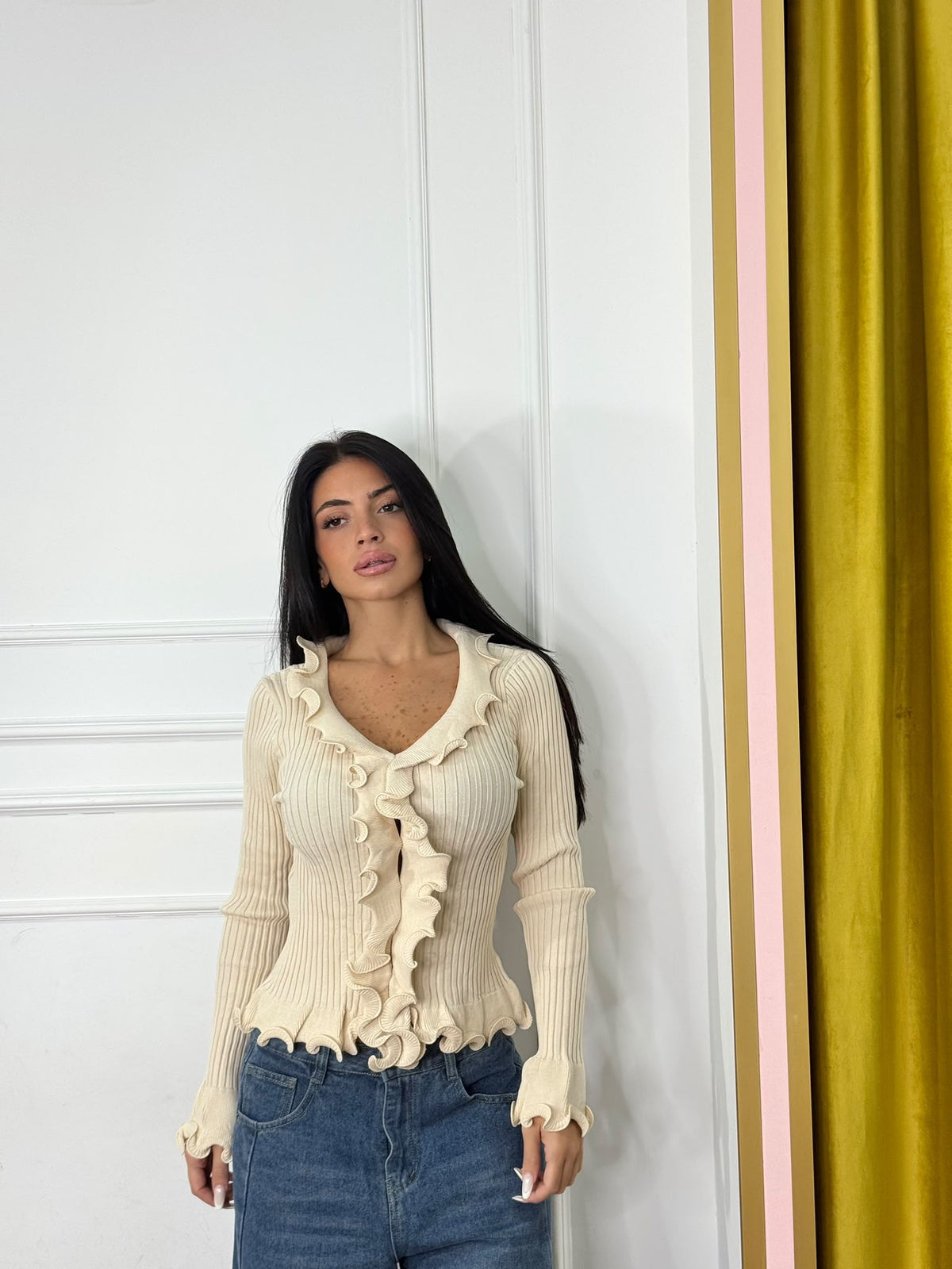 Maglia rouches