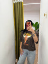 T-shirt nirvana brown