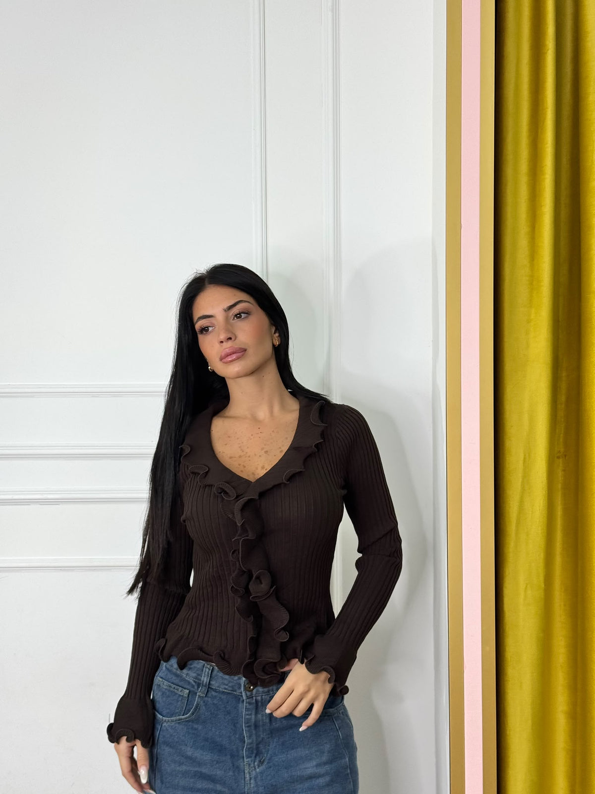 Maglia rouches