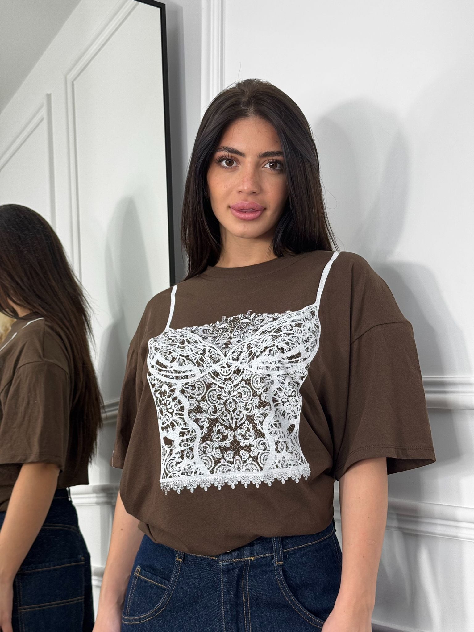 T-shirt corpetto