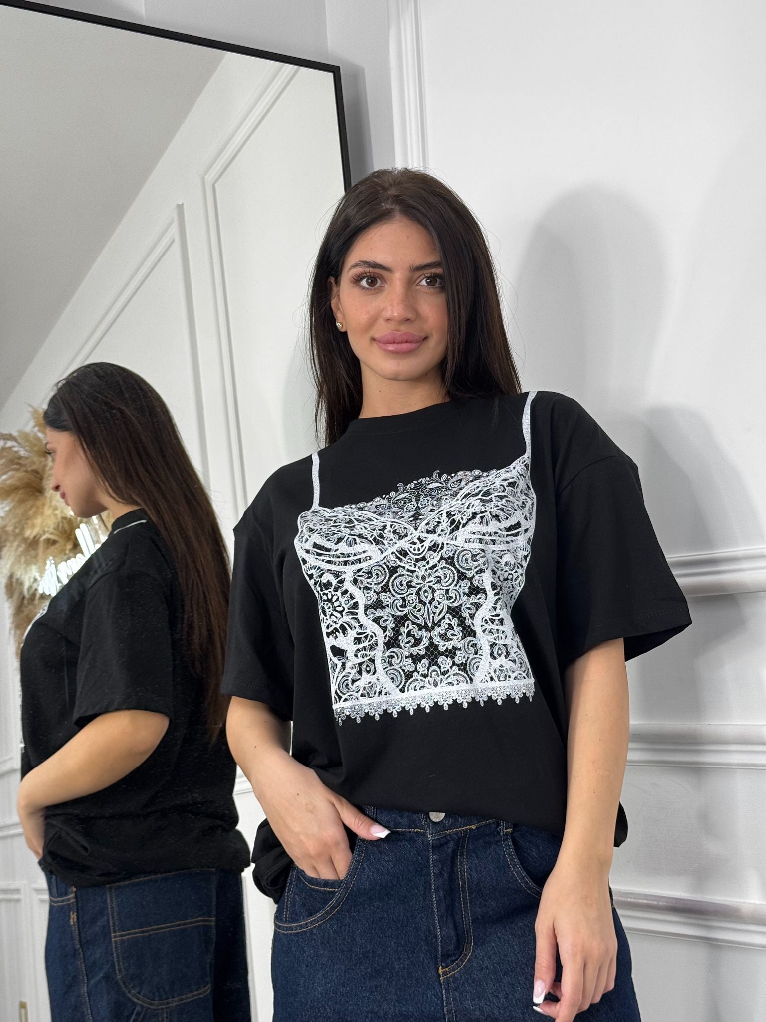 T-shirt corpetto