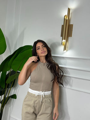 Canotta zip