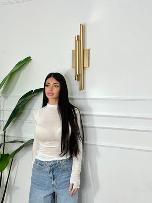 Maglia semitrasparente