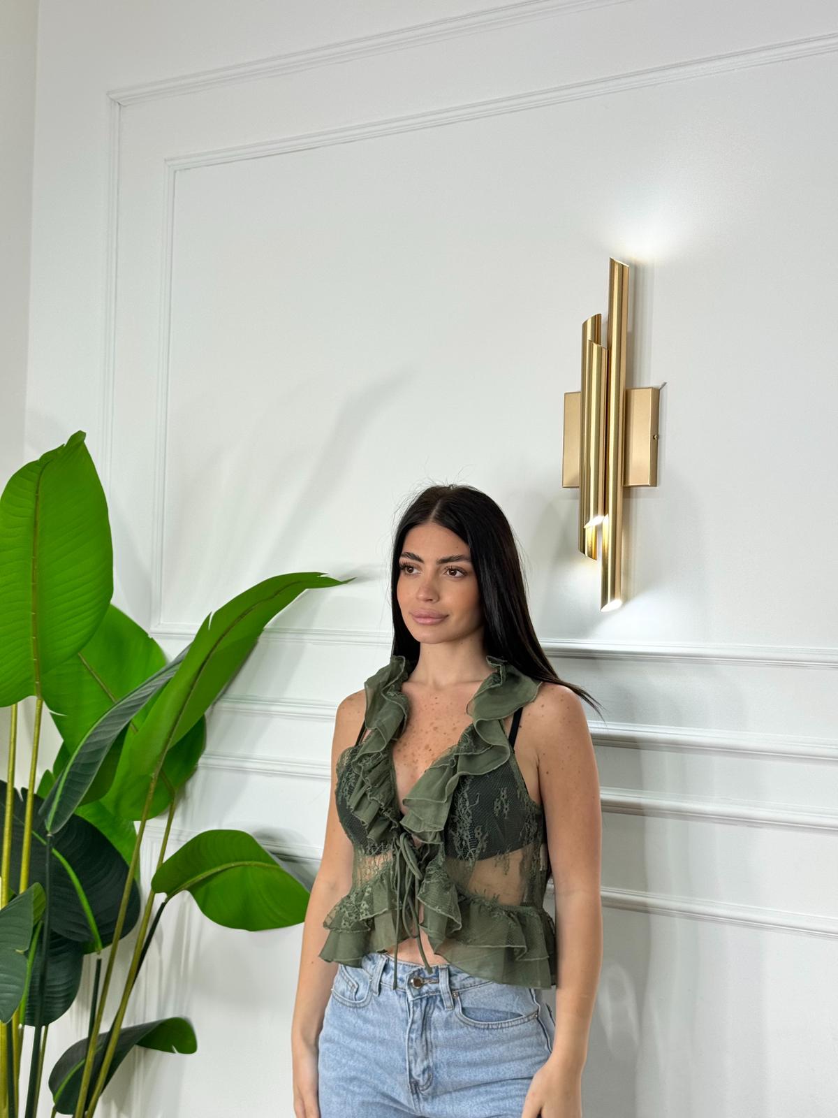 Camicia in pizzo