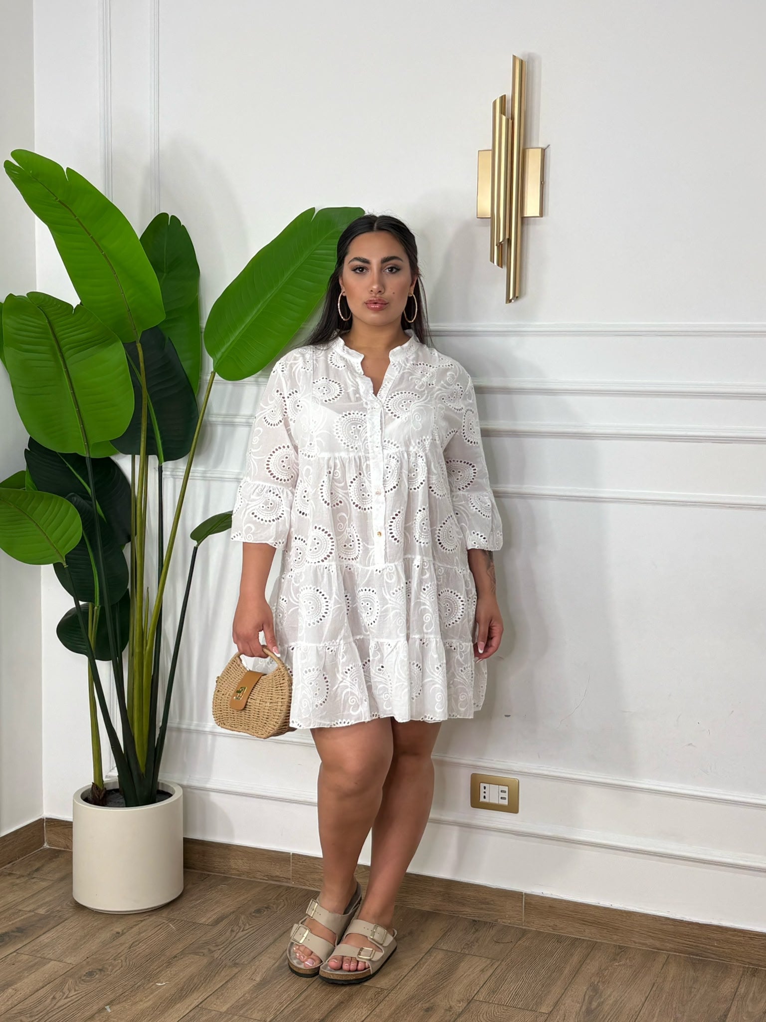 Dress Pizzo san Gallo Curvy