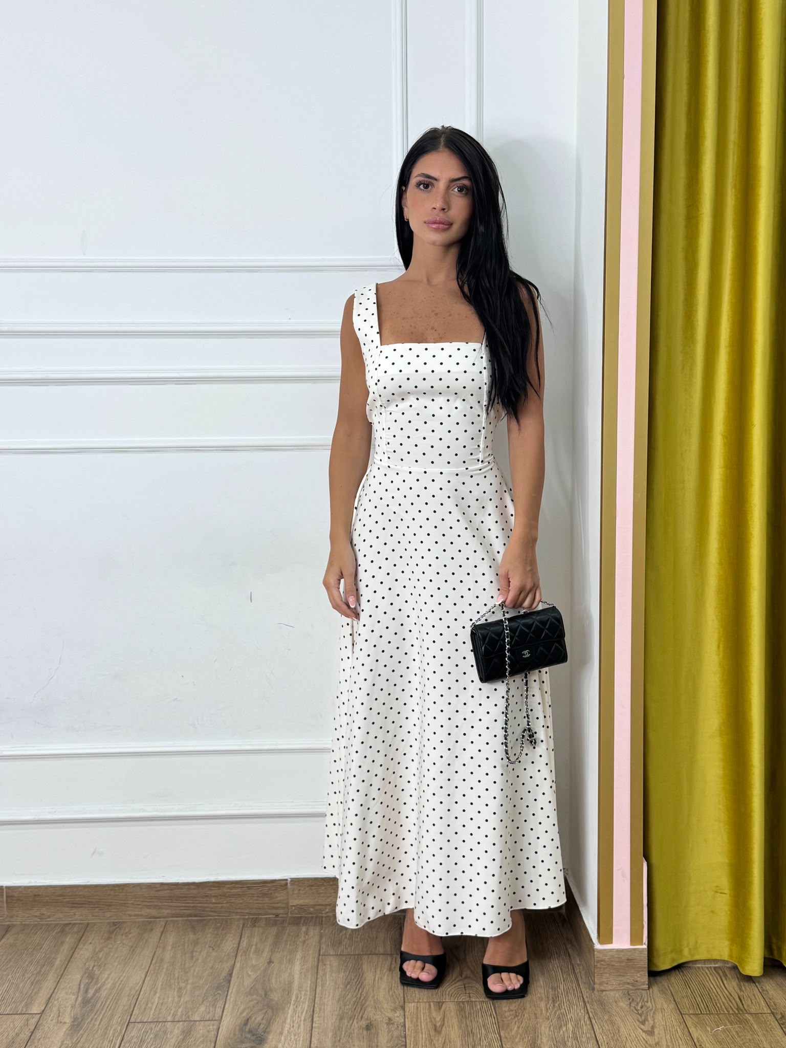 Dress Cream Pois