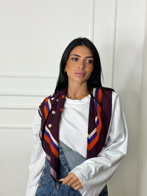 Foulard lumina pois