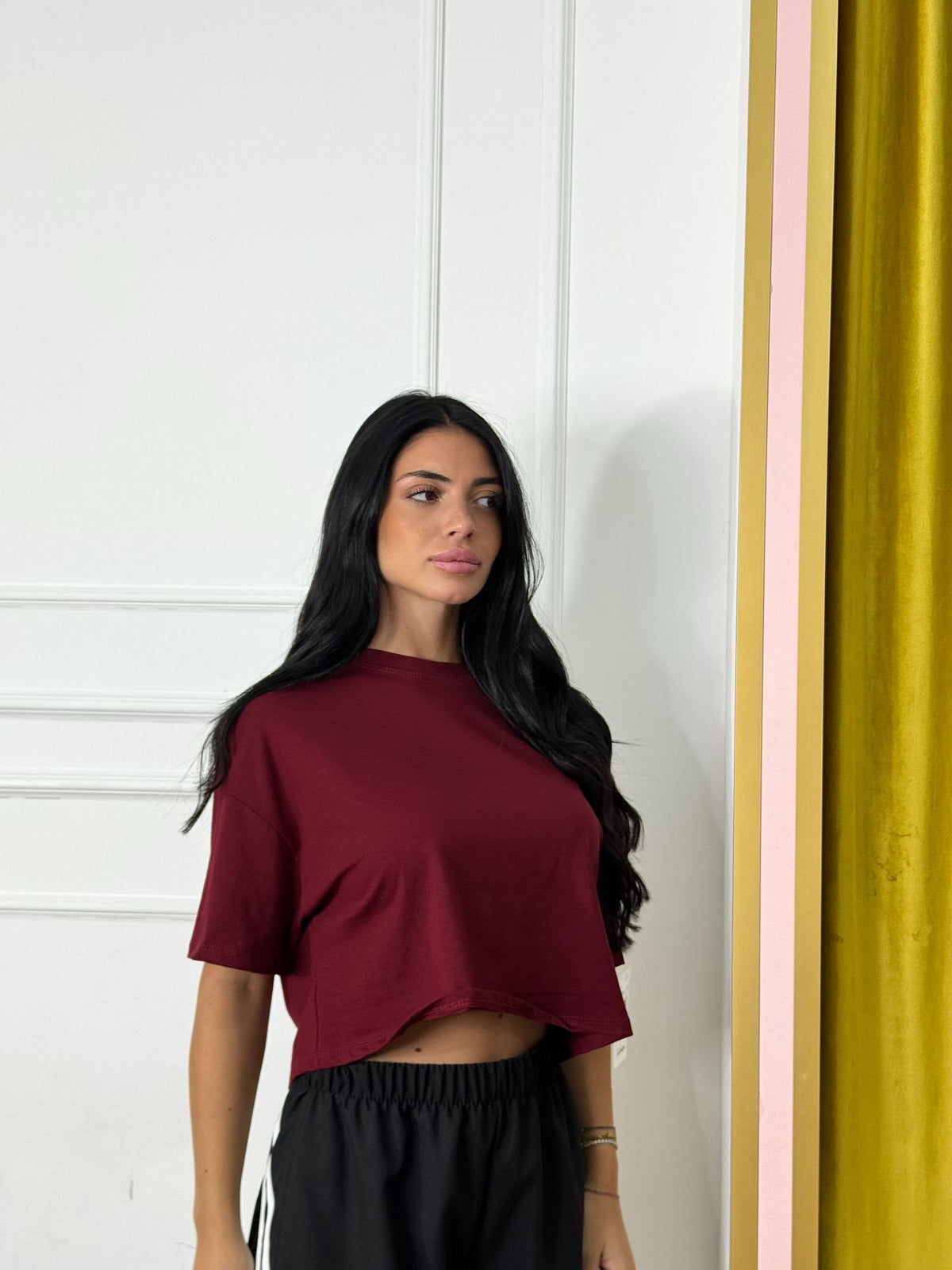 T-shirt crop ely