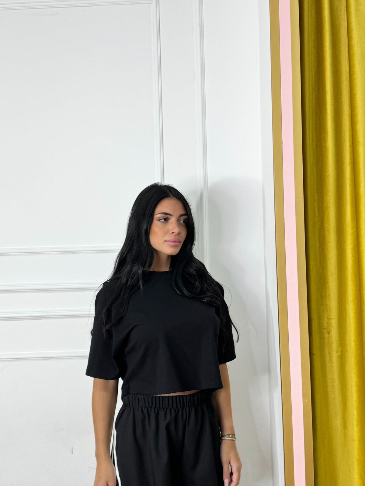 T-shirt crop ely