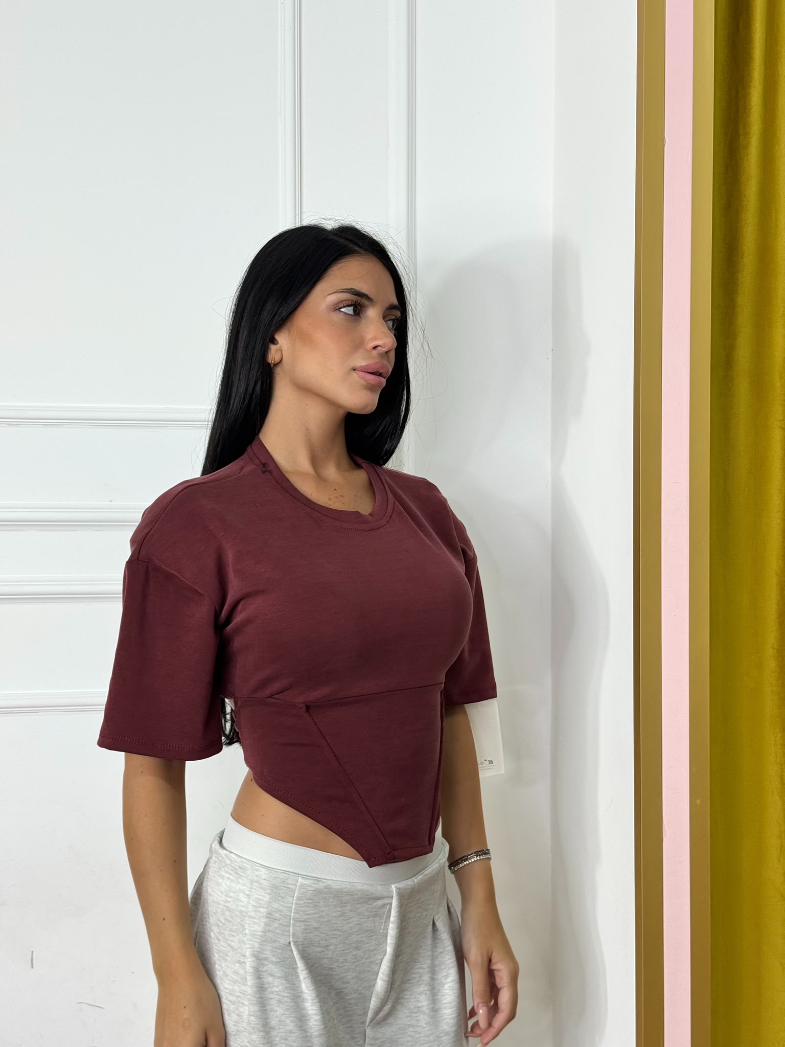 T-shirt Corsetto