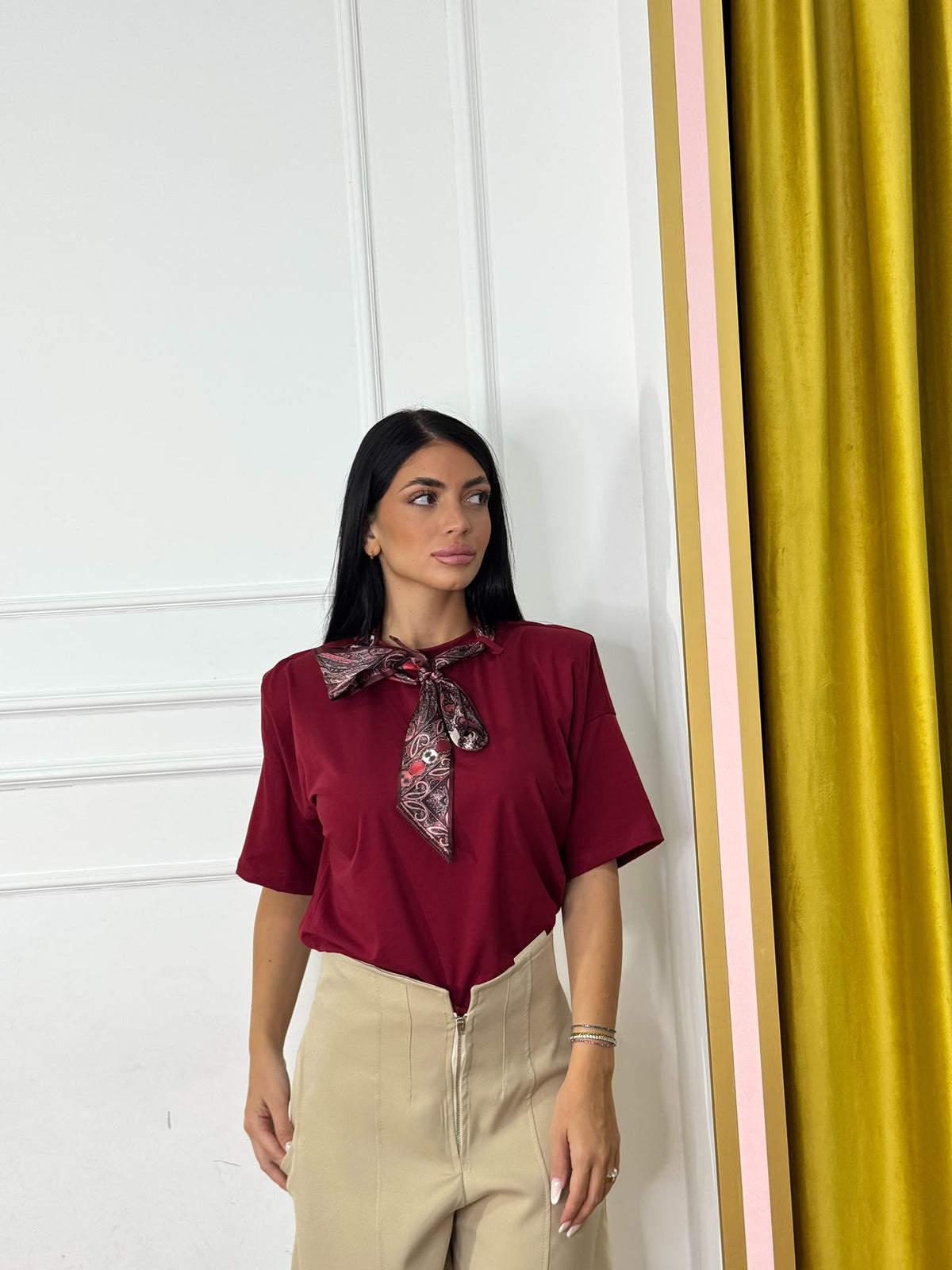 T-shirt Foulard