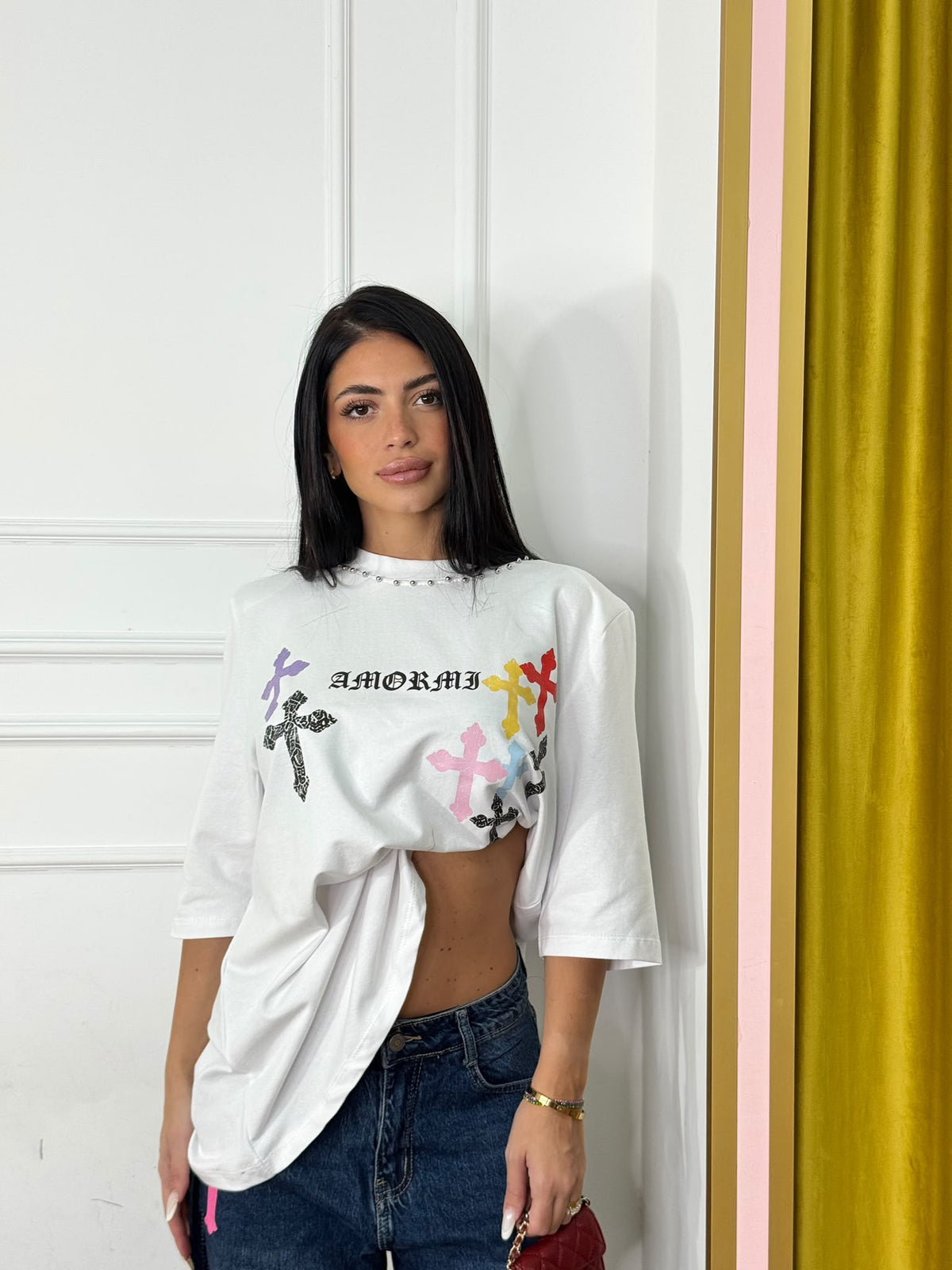 T-shirt cross Color